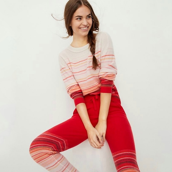 Anthropologie Saturday Sunday Emmeline Cashmere Crewneck Sweater Size Small - Picture 3 of 16